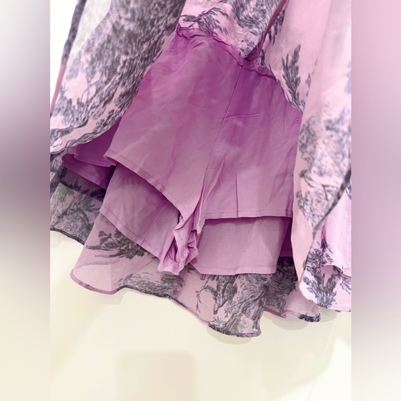 URBAN OUTFITTERS Ciara Flowy Printed Skort - Picture 5 of 7